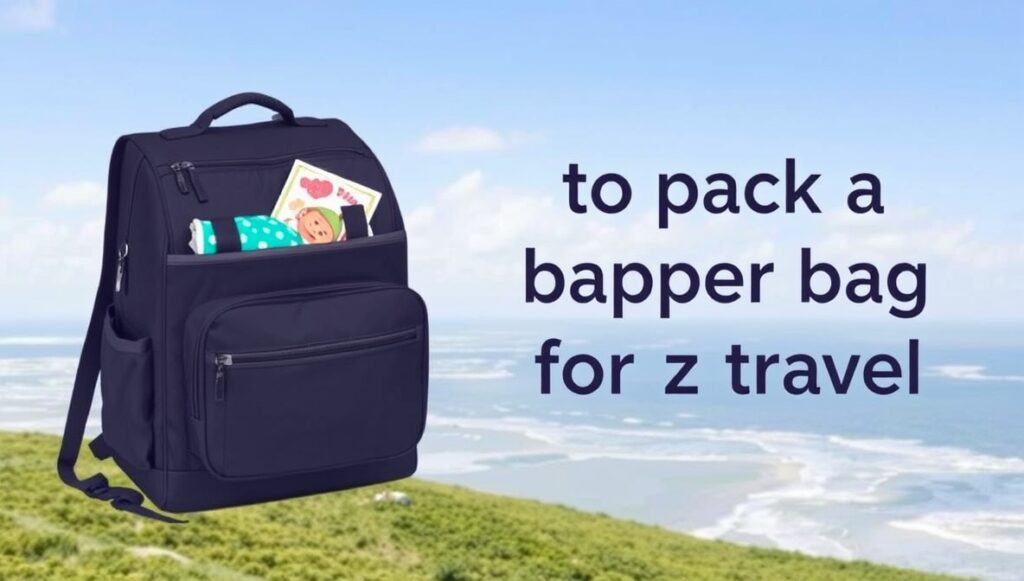 how to pack a diaper bag for travel