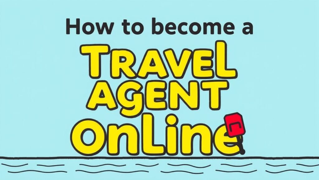 how to become a travel agent online
