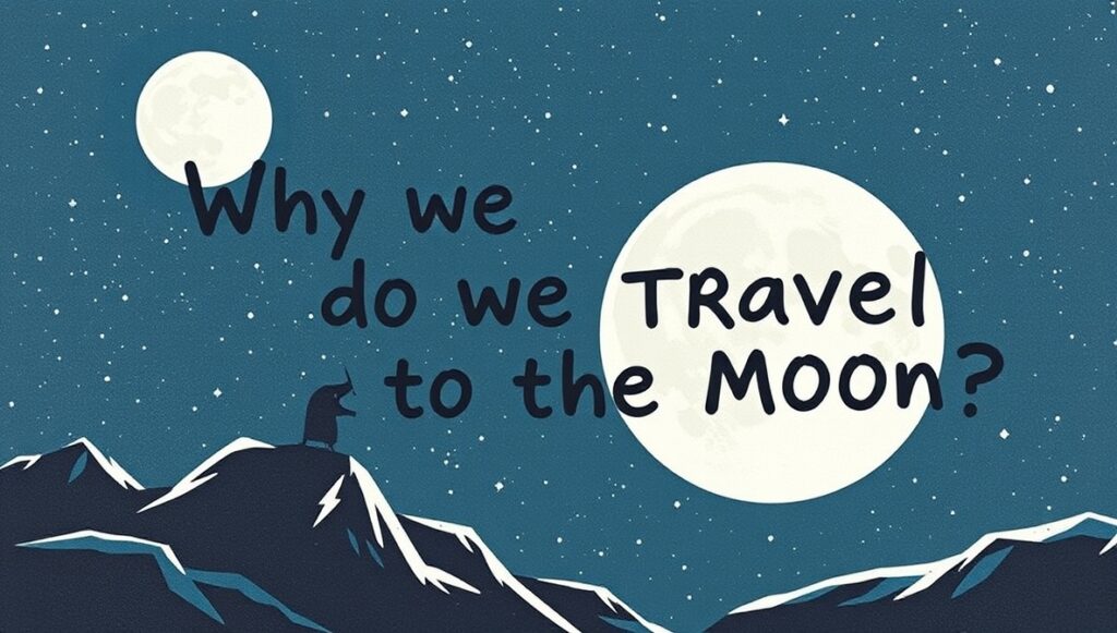 why do we travel to the moon